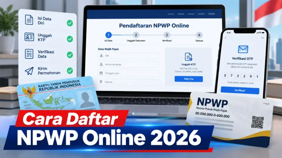 Pendaftaran NPWP Online Gratis 2026 Terbaru, Proses Cepat Lewat HP via Coretax DJP