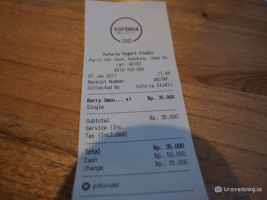 Yoforia Yogurt Studio di PVJ Bandung  Travel Blog Indonesia 