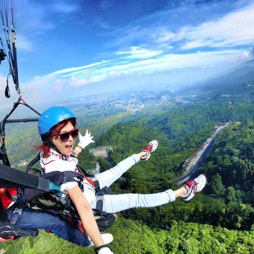 Flying Fox di Puncak Pass